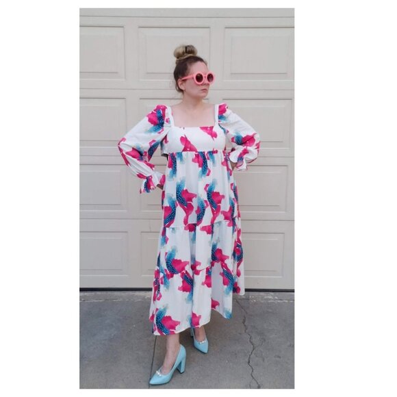 The Lulo Project Zanzibar Print Maxi Dress - Picture 6 of 12